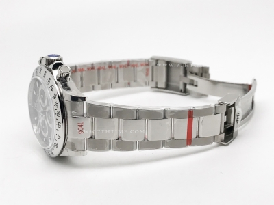 Daytona 116520 904L SS/SS Blk/Stk GMF A7750