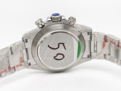 Daytona 116520 904L SS/SS Blk/Stk GMF A7750