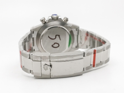 Daytona 116520 904L SS/SS Blk/Stk GMF A7750