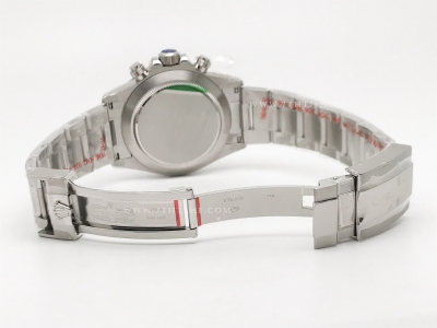 Daytona 116500 904L CER SS/SS Wht/Stk GMF A7750