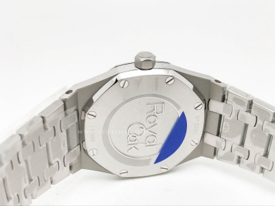 Royal Oak Ladies 67651ST Dia SS/SS Blk/Stk ZF Sw Qtz