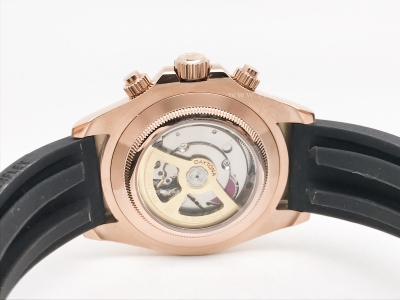 Daytona 116505 DIS CER RG/RU Blk/G/Stk GDF A3836