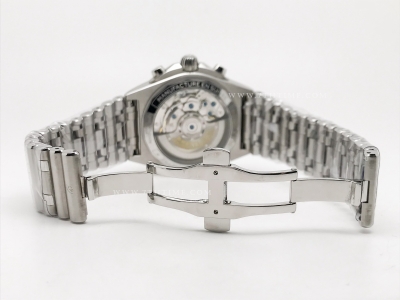 Chronomat B01 V2 SS/SS Silv/Blk/Stk TF Asia 7750