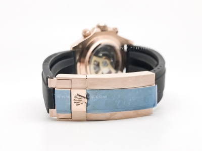 Daytona 116505 DIS CER RG/RU Blk/G/Stk GDF A3836