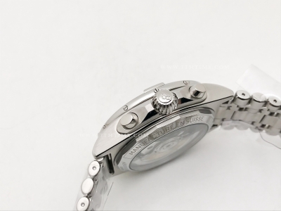 Chronomat B01 V2 SS/SS Blk/Silv/Stk TF Asia 7750