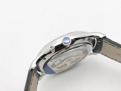 Master Ultra Thin Moonphase SS/LE Blue APSF A925