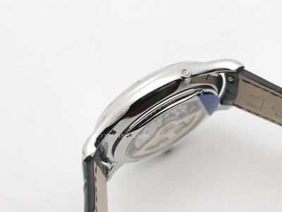 Master Ultra Thin Moonphase SS/LE Blue APSF A925