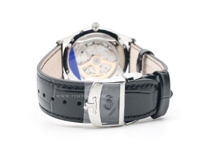Master Ultra Thin Moonphase SS/LE Blue APSF A925