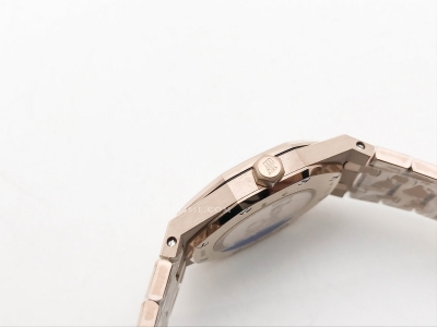 Royal Oak Ladies 67650OR RG/RG Brn/Stk ZF Sw Qtz