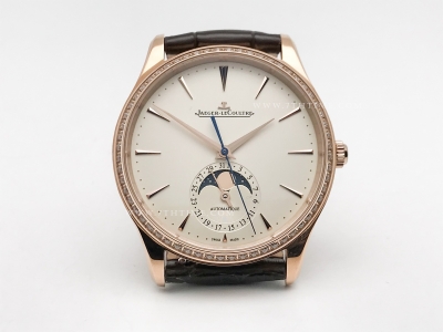 Master Ultra Thin Moonphase Dia RG/LE White APSF A925