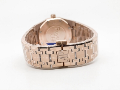 Royal Oak Ladies 67650OR RG/RG Brn/Stk ZF Sw Qtz