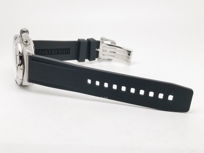 Chronomat B01 V2 SS/RU Blk/Silv/Stk TF Asia 7750