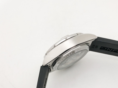 Chronomat B01 V2 SS/RU Blk/Silv/Stk TF Asia 7750