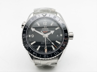 Planet Ocean 600M GMT Blk SS/SS Black BLS A8906