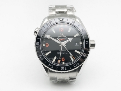 Planet Ocean 600M GMT Blk SS/SS Blk/Org BLS A8906