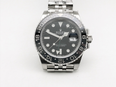 GMT II 126710GRNR Jub 904L SS/SS Blk ARF SH3285 CH