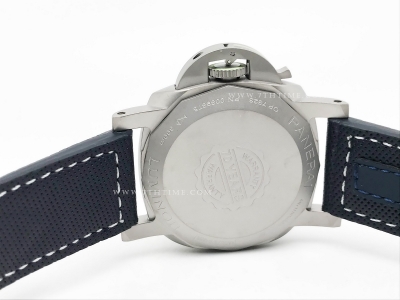 PAM1117 Lum. Marina Auto 44mm TI/NY Blue TTF P9010