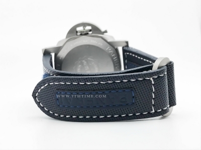 PAM1117 Lum. Marina Auto 44mm TI/NY Blue TTF P9010