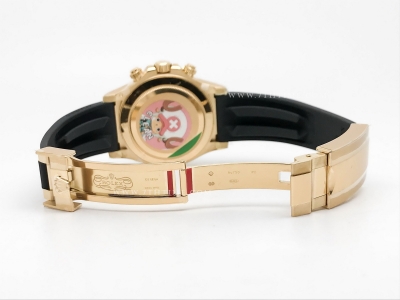 Daytona 116518 904L YG/RU Gold/Stk Clean A4130