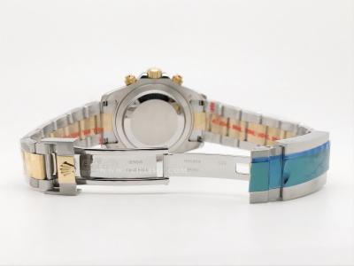 Daytona 116523 YG/SS Gold/Blk/Stk GDF A3836