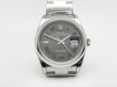 DJ 36mm Oys Smt 904L SS/SS Grey/Rm VSF VS3235