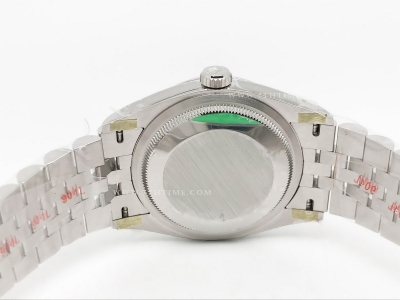 DJ 36mm Jub Flt 904L SS/SS Silv/Stk AR+ VR3235