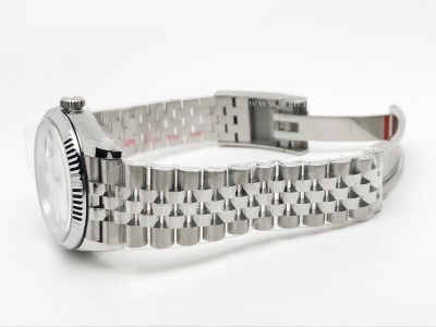 DJ 36mm Jub Flt 904L SS/SS Wht/Rm AR+ VR3235