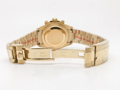 Daytona 116528 YG/YG Gold/Blk/Stk GDF A3836