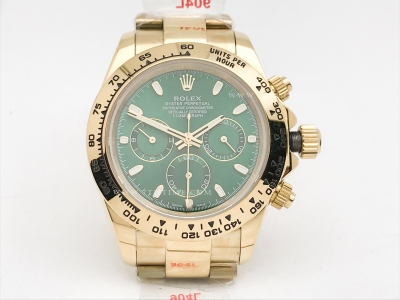 Daytona 116528 YG/YG Green/Stk GDF A3836