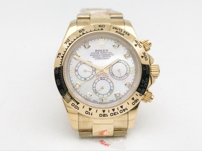 Daytona 116528 YG/YG M-Wht/Dia GDF A3836