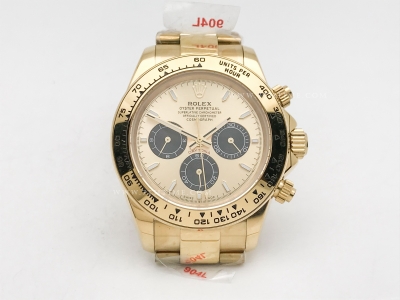 Daytona 126528 DIS YG/YG Gold/Blk/Stk GDF A3836