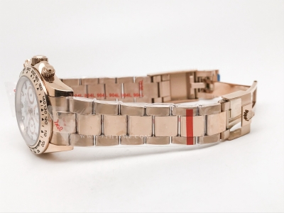 Daytona 116505 RG/RG White/Stk GDF A3836