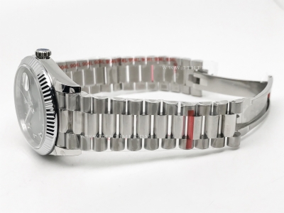 DayDate 40mm Flt Pres SS/SS Grn/Ara GMF A2836