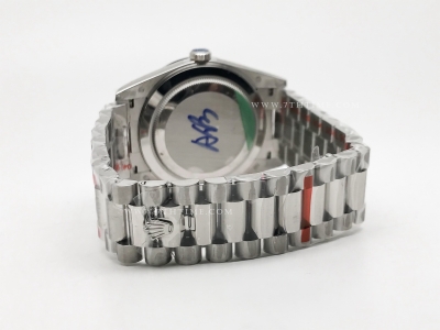 DayDate 40mm Flt Pres SS/SS Grn/Ara GMF A2836