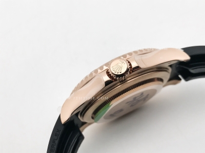 YachtMaster 126655 40mm RG/RU Blk BPF VR3135