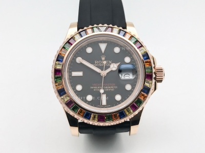 YachtMaster 116655 40mm DIA RG/RU Blk BPF VR3135