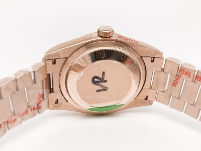 DayDate 36mm 128235 Wt 904L Flt RG/RG RG/Bagu QF VR3255