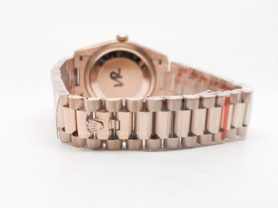 DayDate 36mm 128235 Wt 904L Flt RG/RG RG/Bagu QF VR3255