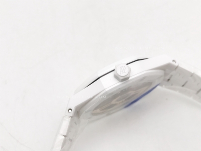 Royal Oak 41mm 15500 Wht CER/CER Silv APSF A4302