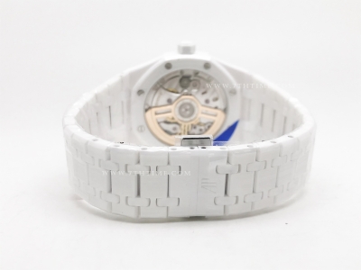 Royal Oak 41mm 15500 Wht CER/CER Silv APSF A4302