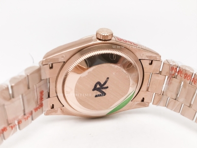 DayDate 36mm 128235 Wt 904L Flt RG/RG RG/Dia QF VR3255