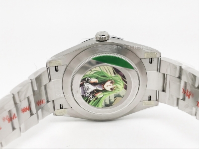 Oyster Pert 41mm 124300 Oys SS/SS Red Clean VR3230