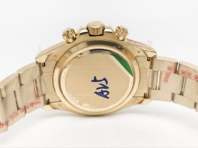 Daytona 126508 YG/YG Gold/Blk/Stk 904L GMF GM4131