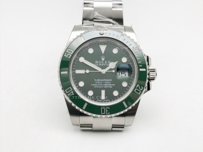 Submariner 116610LV SS/SS Grn FCF VR3135