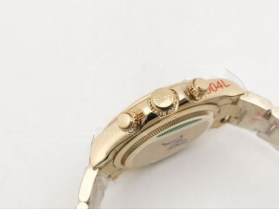 Daytona 126508 YG/YG Blk/Gold/Dia 904L GMF GM4131