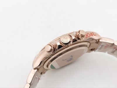 Daytona 126505 RG/RG Gold/Blk/Stk 904L GMF GM4131