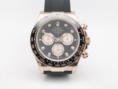 Daytona 126515LN RG/RU Blk/Dia 904L GMF GM4131