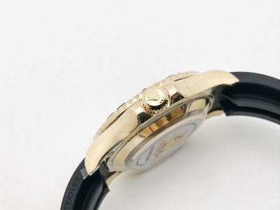 YachtMaster 226658 42mm Wt YG/RU Blk KF VR3235