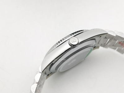 DayDate 40mm 228239 904L Flt Wt SS/SS S-Gry/Stk Noob A2836