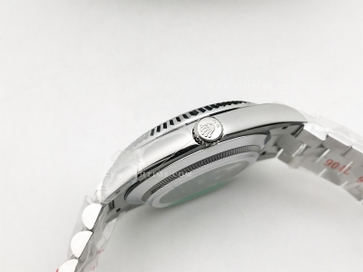 DayDate 40mm 904L Flt Wt SS/SS Blue/Rm Noob A2836